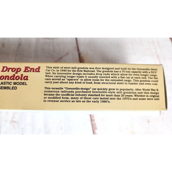 Proto 2000 Series Life-Like Trains 52’ 6” Drop End Mill Gondola Model Train Gift - Picture 11 of 14